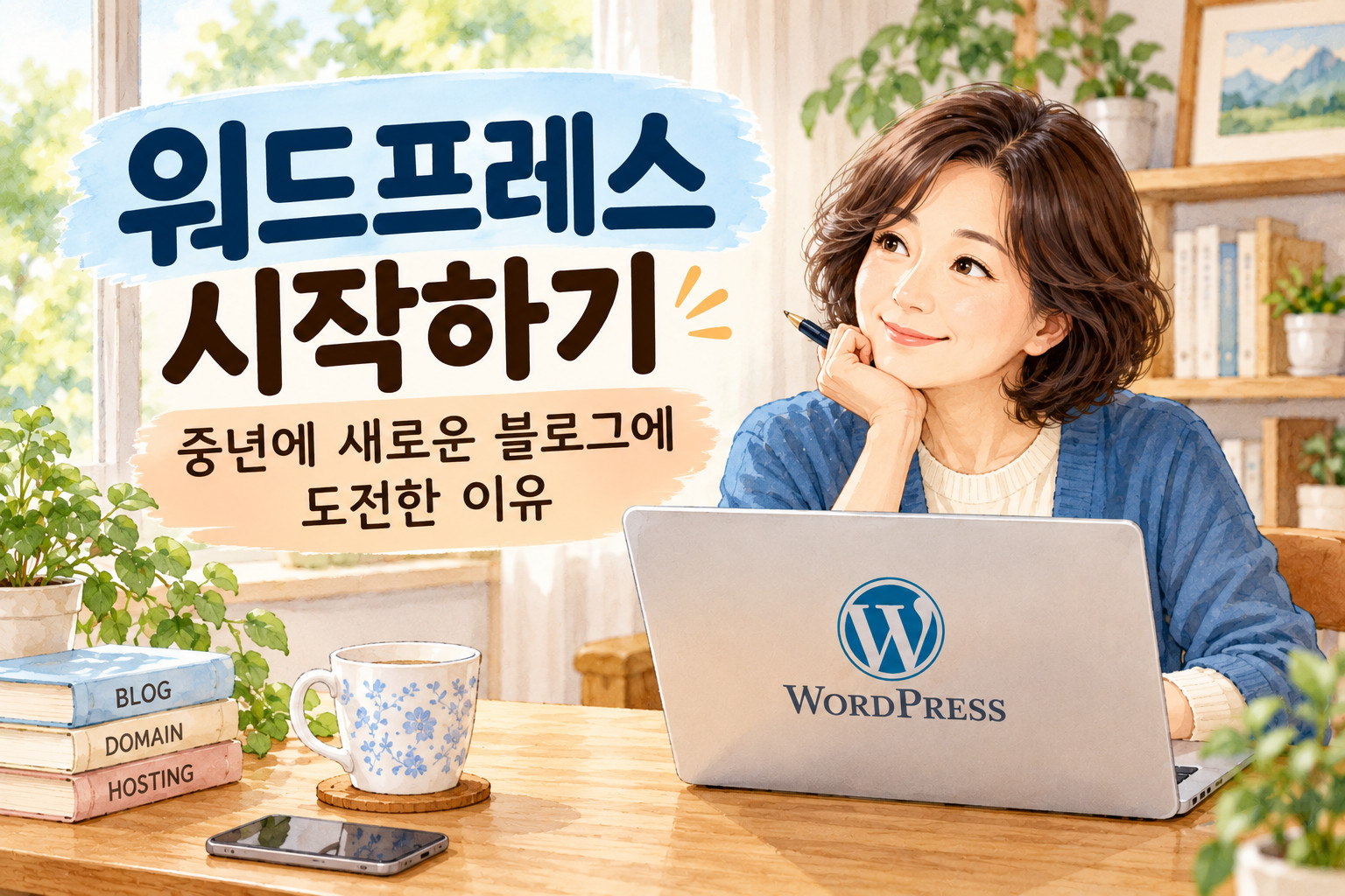 워드프레스 시작하기, 중년에 새로운 블로그에 도전하는 이유